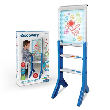 Discovery Kids LED Artist Easel 13-Piece Playset. View a larger version of this product image.