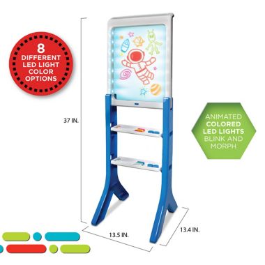Discovery Kids LED Artist Easel 13-Piece Playset. View a larger version of this product image.