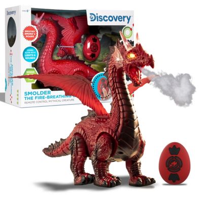 Discovery Kids&trade; Remote Control Dragon with Smoke in Red