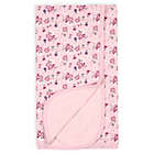 Alternate image 0 for Gerber&reg; Floral Reversible Organic Cotton Knit Blanket in Pink