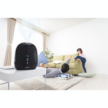 HoMedics&reg; TotalComfort&reg; Deluxe Ultrasonic Warm or Cool Mist Humidifier in Black. View a larger version of this product image.