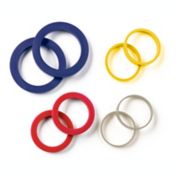 Our Table&trade; Silicone Rolling Pin Rings (Set of 4)