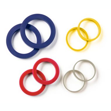Our Table&trade; Silicone Rolling Pin Rings (Set of 4). View a larger version of this product image.