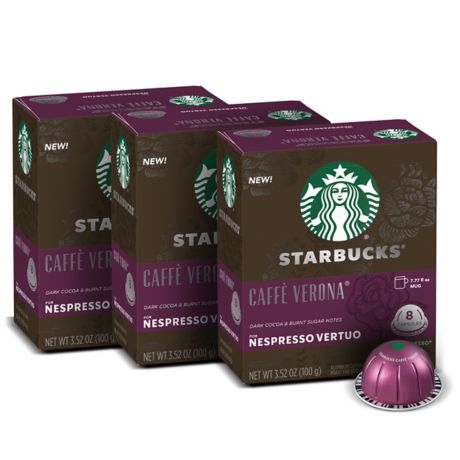 starbucks caffe verona nespresso pods