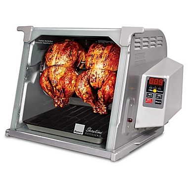 Ronco Digital Showtime Rotisserie Oven in Platinum. View a larger version of this product image.