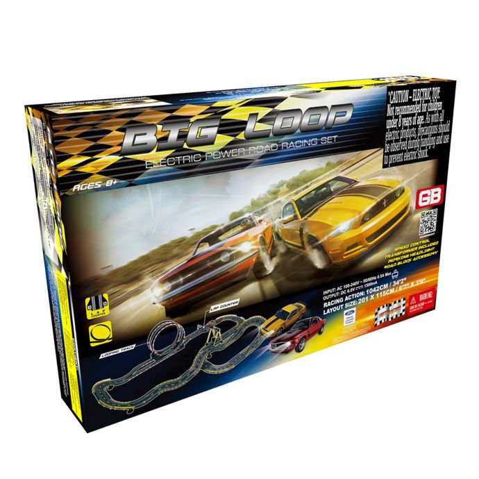 Golden Bright Big Loop Electric Road Racing Slot Car Set Bed Bath Beyond