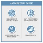 Alternate image 11 for Mi Zone Glimmer Reversible Comforter Cover Set in Aqua