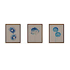 Alternate image 0 for Madison Park Blue Print Botanicals 11-Inch x 14-Inch Linen Canvas Wall Art (Set of 3)