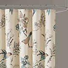 Alternate image 1 for Madison Park Quincy Shower Curtain in Khaki