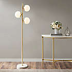 Alternate image 8 for INK+IVY Holloway 3-Light Floor Lamp in Gold with White Glass Shades