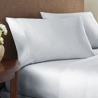 Nestwell&trade; Washed Cotton Percale 180-Thread-Count Twin Sheet Set in Lunar Rock