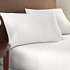 Alternate image 0 for Nestwell&trade; Washed Cotton Percale 180-Thread-Count Queen Sheet Set in White