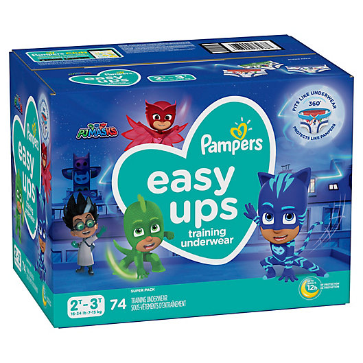 Alternate image 1 for Pampers® Easy Ups Boy's 74-Count 2T to 3T Training Underwear