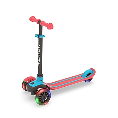 Chillafish Scotti Glow Scooter with Lightup Wheels in Red. View a larger version of this product image.