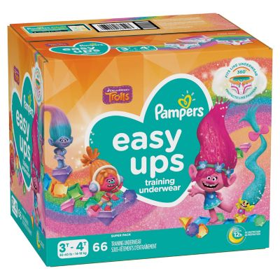 Pampers&reg; Easy Ups 66-Count Size 3-4T Girl&#39;s Training Underwear