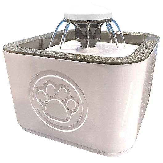 Alternate image 1 for Bell + Howell® Paw Perfect ASTV Pet Water Fountain in White