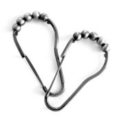 Nestwell&trade; Spring Roller Shower Curtain Hooks in Satin Nickel (Set of 12)