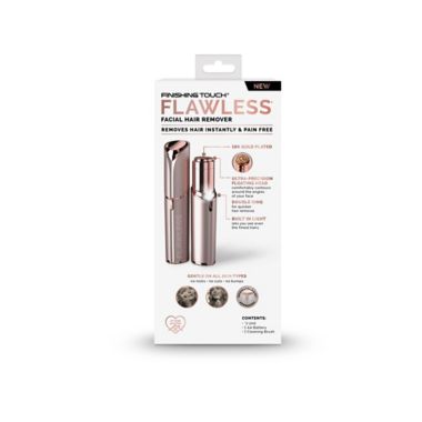 Flawless&reg; Hair Remover in White/Rose Gold. View a larger version of this product image.