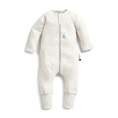 ergoPouch&reg; Size 6-12M 1.0 TOG Long Sleeve Pajama in Grey. View a larger version of this product image.