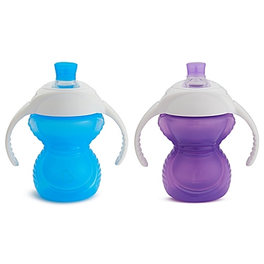 Munchkin&reg; Click Lock&trade; 7 oz. Bite Proof Trainer Cups in Blue/Purple (Set of 2). View a larger version of this product image.