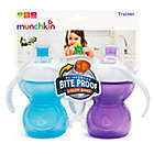 Alternate image 4 for Munchkin&reg; Click Lock&trade; 7 oz. Bite Proof Trainer Cups in Blue/Purple (Set of 2)