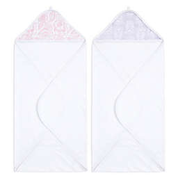 aden + anais™ Essentials Damsel 2-Pack Hooded Towels