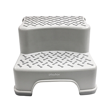 Playtex&reg; Transitions 2-Tier Step Stool in Grey. View a larger version of this product image.