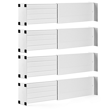 Dream Drawer Organizer in White (Set of 4). View a larger version of this product image.