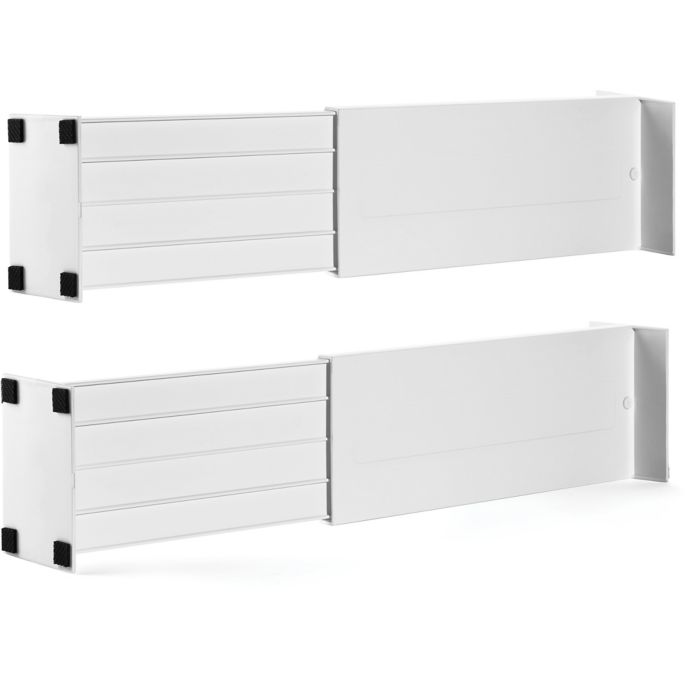 Dream Drawer™ Expandable Spring Loaded Drawer Dividers (Set of 2) Bed