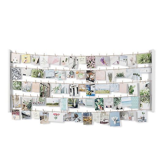 Alternate image 1 for Umbra® Hangit 60-Inch x 26-Inch Photo Display in White
