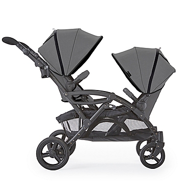 Contours&reg; Options&reg; Elite V2 Tandem Stroller in Charcoal. View a larger version of this product image.