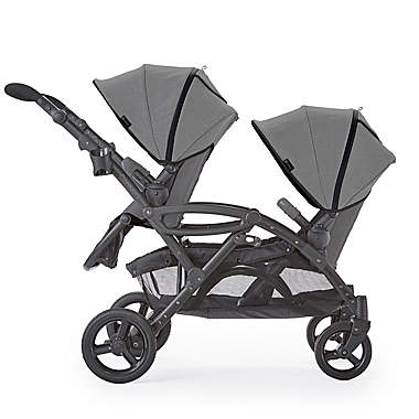 Contours&reg; Options&reg; Elite V2 Tandem Stroller in Charcoal. View a larger version of this product image.