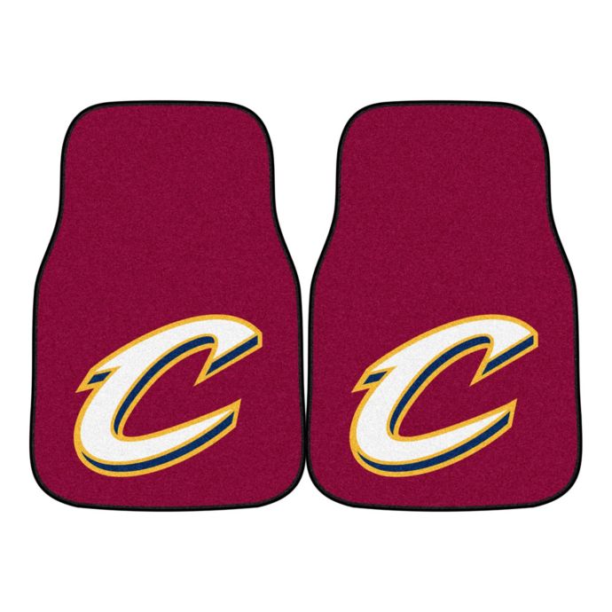 NBA Cleveland Cavaliers 2-Piece Carpet Car Mat Set | Bed Bath & Beyond