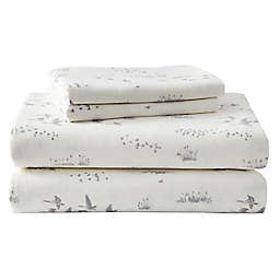 Eddie Bauer® Geese Meadow Cotton Flannel Queen Sheet Set in Beige