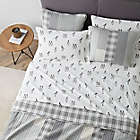 Alternate image 1 for Eddie Bauer&reg; Rookeries Cotton Flannel King Sheet Set in Charcoal