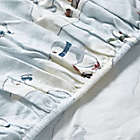 Alternate image 4 for Eddie Bauer&reg; Skating Penguins Cotton Flannel Queen Sheet Set in Light Blue