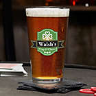Alternate image 0 for Cup O&#39; Cheer Irish Personalized 16 oz. Pint Glass