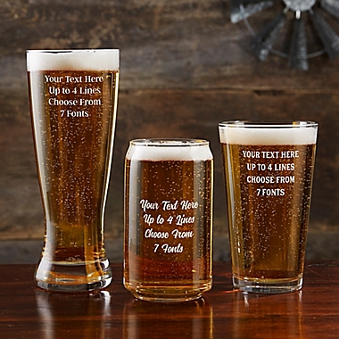 Write Your Own Personalized 16 oz. Pint Glass. View a larger version of this product image.