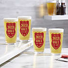 Alternate image 0 for Beer Label Personalized Printed 16 oz. Pint Glass