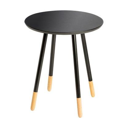 Honey-Can-Do&reg; Round End Table in Black