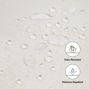 Babyletto Kiwi Gliding Ottoman in Eco-Weave Performance Fabric. View a larger version of this product image.