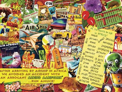 Hart Puzzles Seek &amp; Find 500-Piece Oh, The Sights We Saw in Africa Jigsaw Puzzle