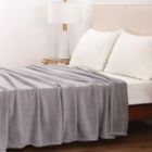 Alternate image 1 for Bee &amp; Willow&trade; Solid Plush Twin Blanket in Grey