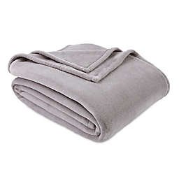 Bee &amp; Willow&trade; Home Solid Plush Full/Queen Blanket in Grey