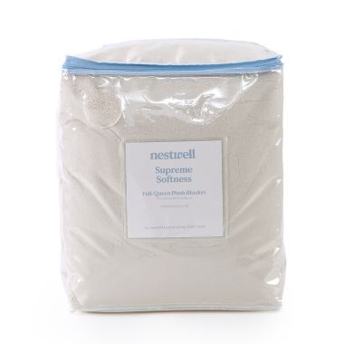 Nestwell&trade; Supreme Softness Plush Twin Blanket in Taupe. View a larger version of this product image.