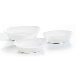 Luminarc® Smart Cuisine 3-Piece Oval Baking Dish Set in White