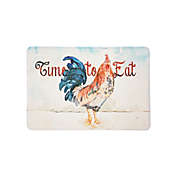 Happy Rooster Anti-Fatigue Multicolor Kitchen Mat