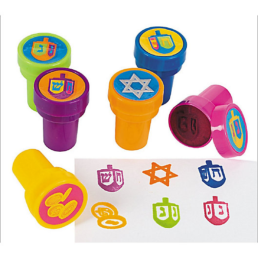 Alternate image 1 for Hanukkah Ink Stampers (Set of 6)