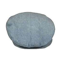 Toby Fairy™ Newborn Chambray Cabbie Hat in Blue