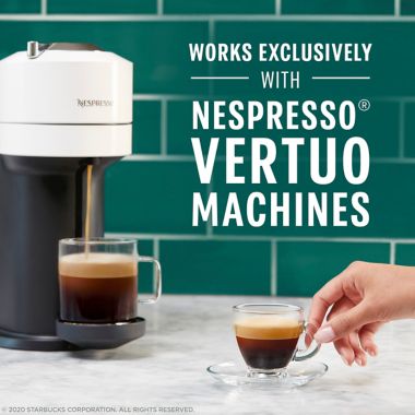 Starbucks&reg; by Nespresso&reg; Vertuo Line Espresso Roast Coffee Capsules 10-Count. View a larger version of this product image.